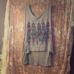 Feather tank top